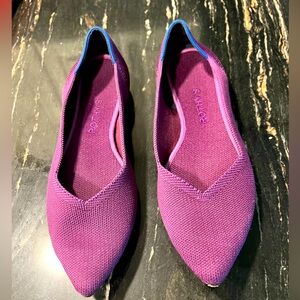 Rothy’s the point in purple size 9